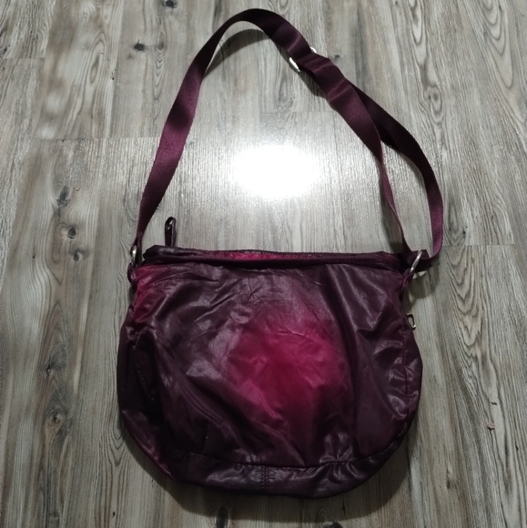 Kipling Gorilla Girlz Shoulder Crossbody Bag Purple Pink Ombre Nylon - Picture 3 of 5